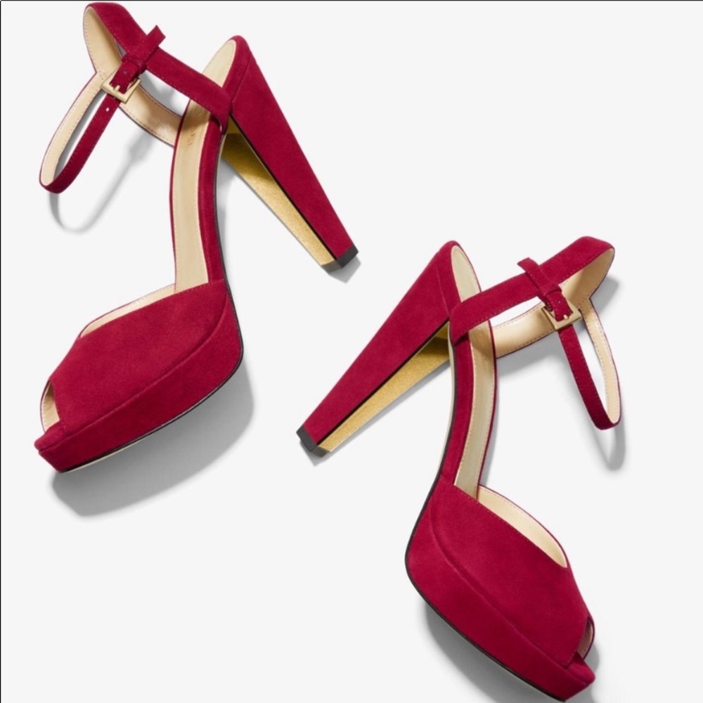 Michael Kors Claire Cherry Red Sandal